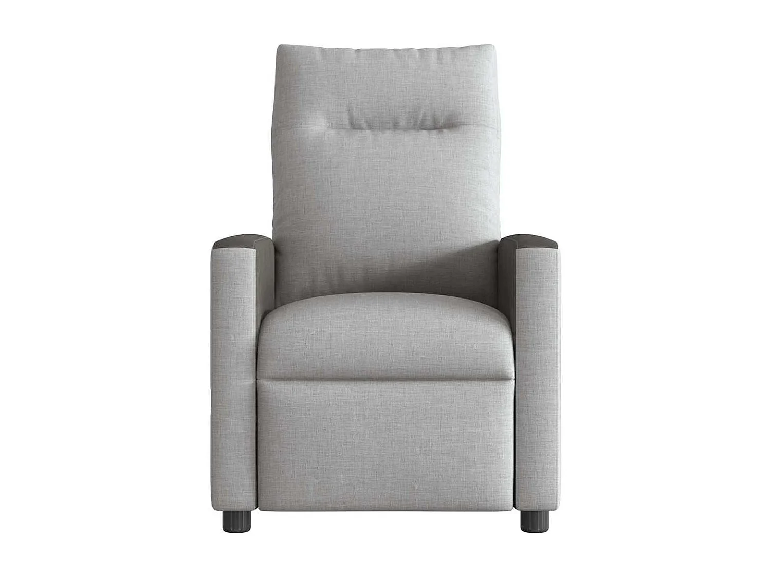 Fauteuil de massage inclinable électrique gris nuage tissu