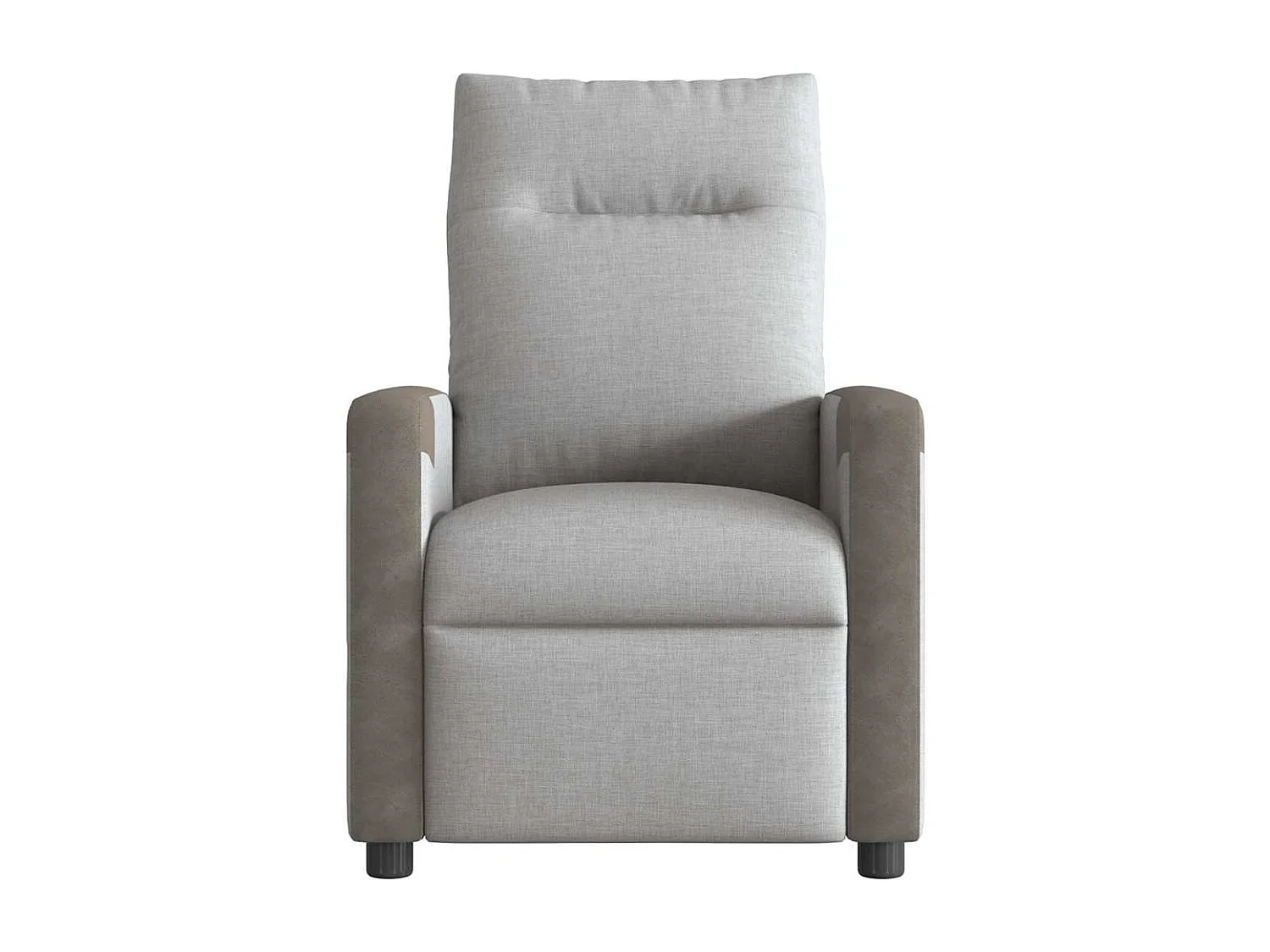 Fauteuil inclinable électrique gris nuage tissu