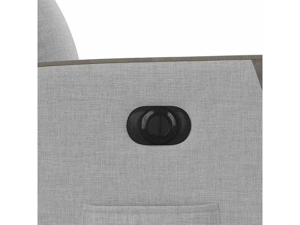 Fauteuil inclinable électrique gris nuage tissu