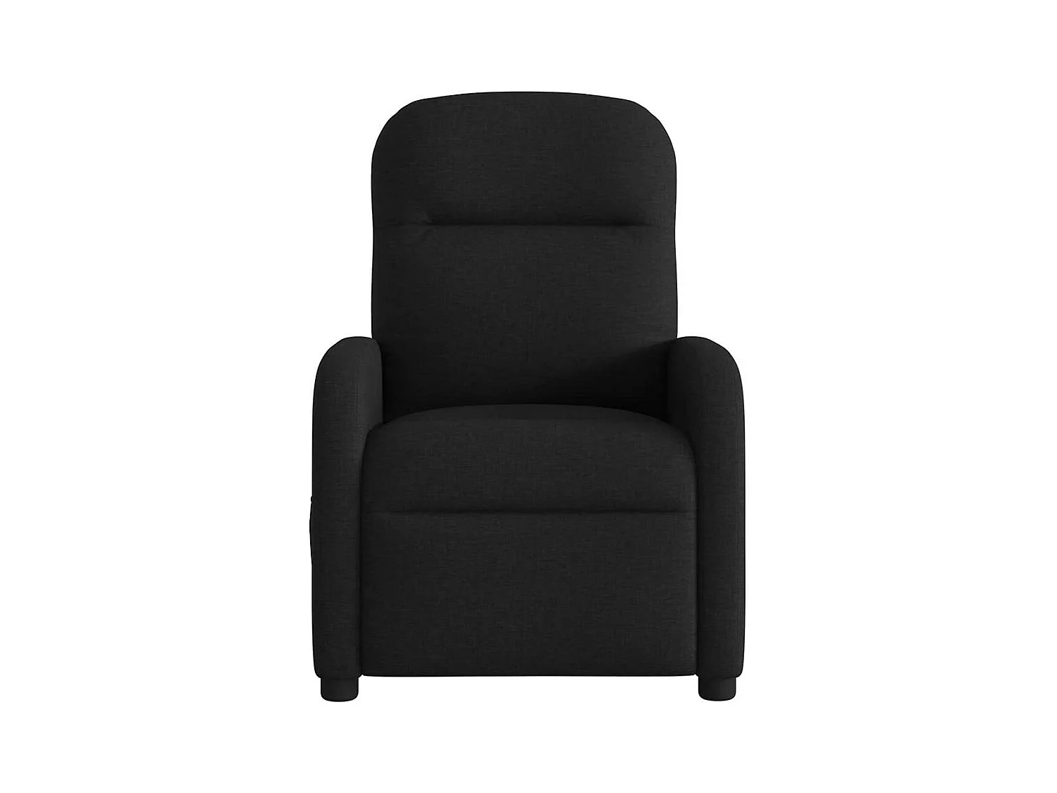 Fauteuil inclinable électrique Noir Tissu