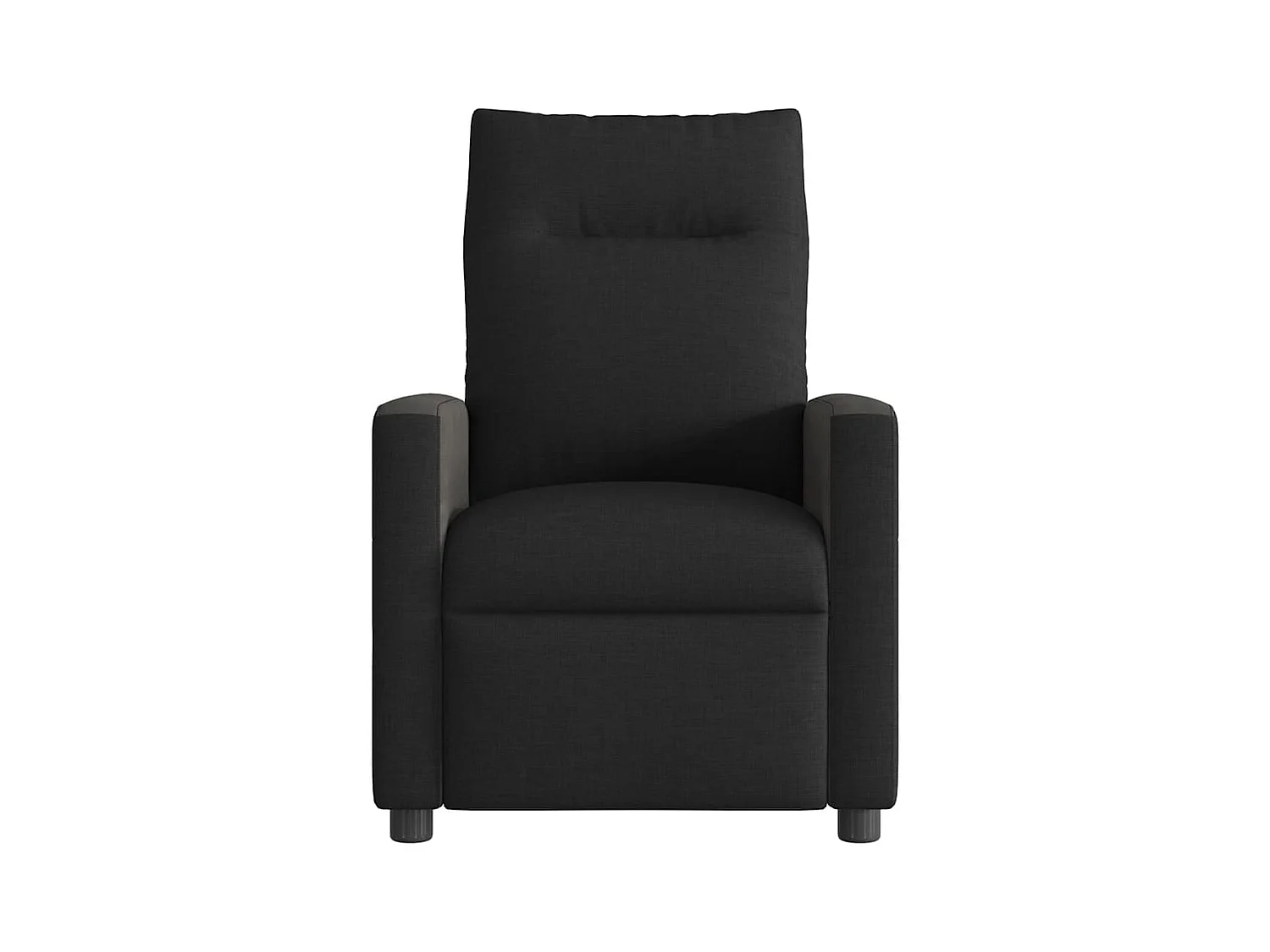 Fauteuil inclinable électrique Noir Tissu