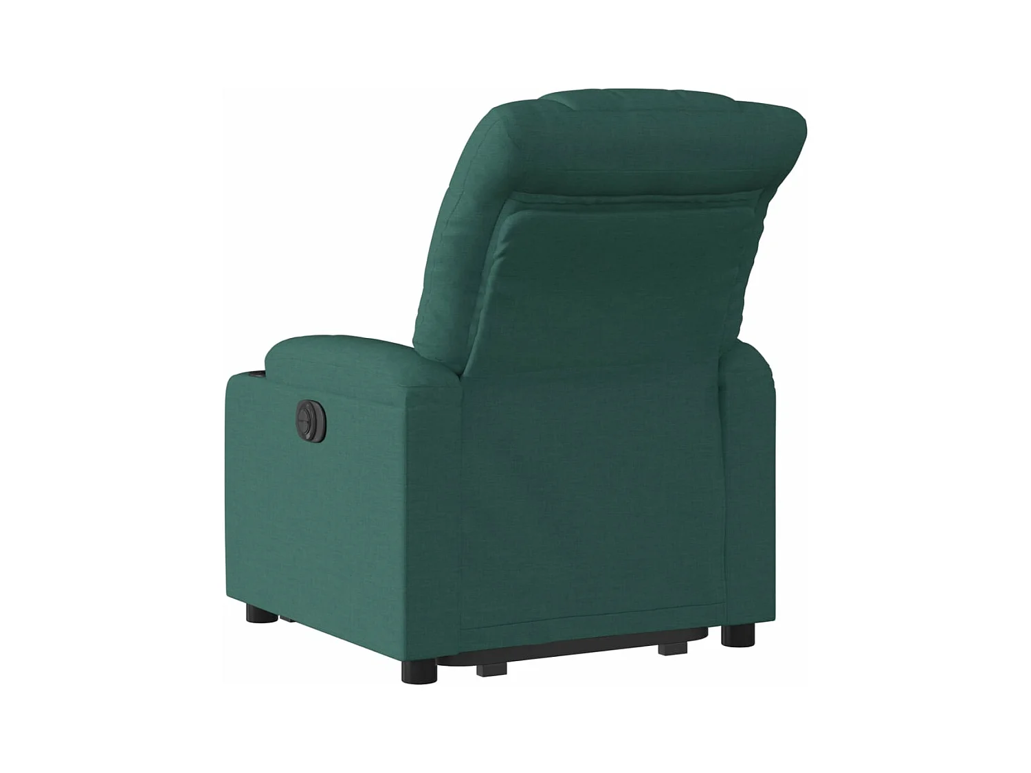 Fauteuil inclinable électrique vert foncé tissu
