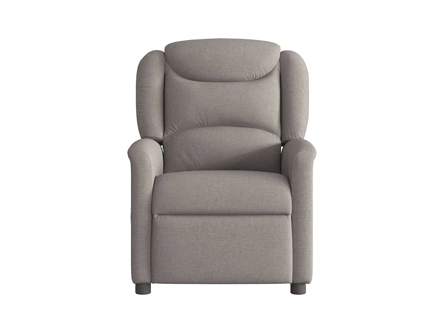 Fauteuil inclinable électrique Taupe Tissu