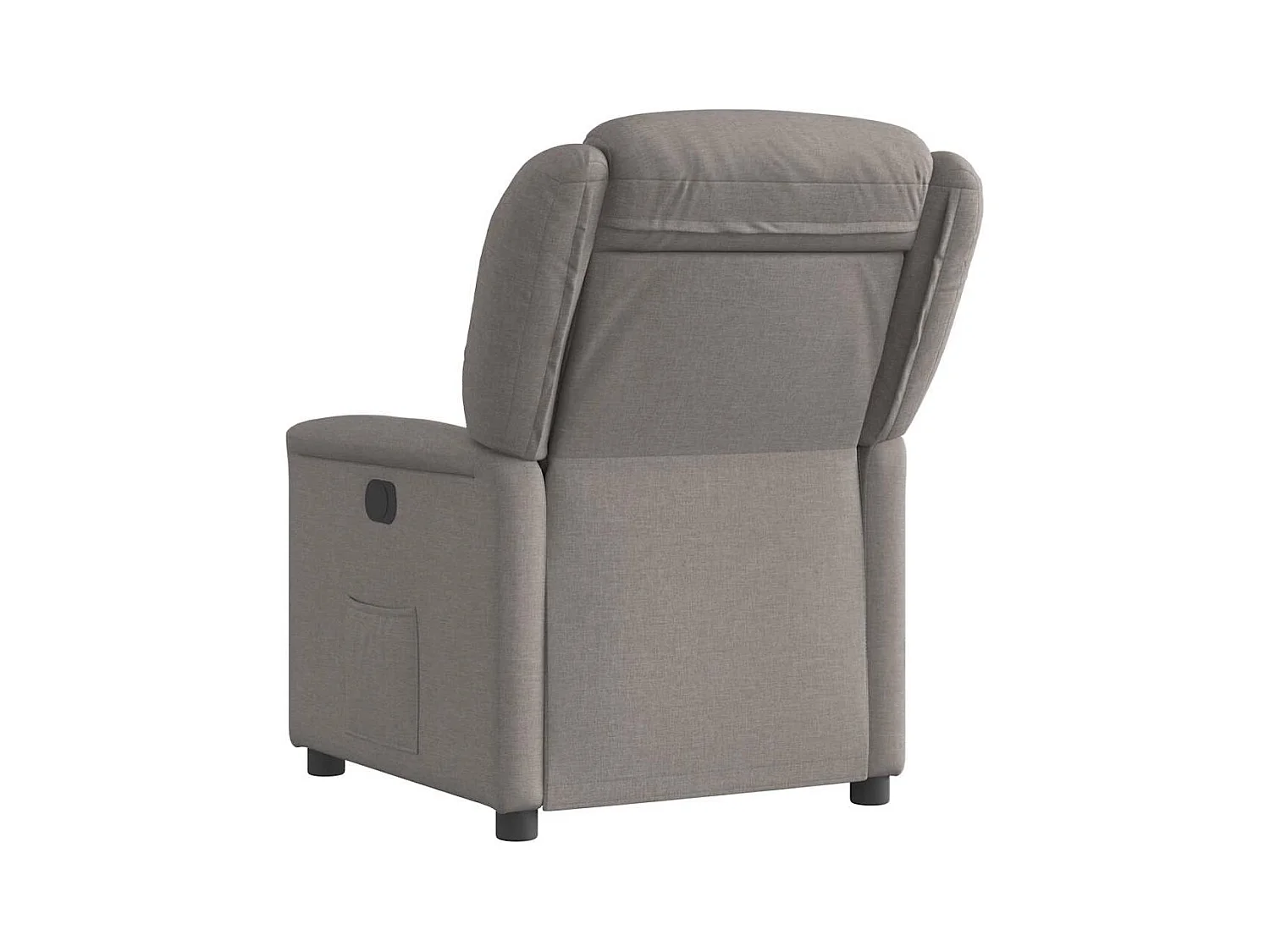 Fauteuil inclinable électrique Taupe Tissu