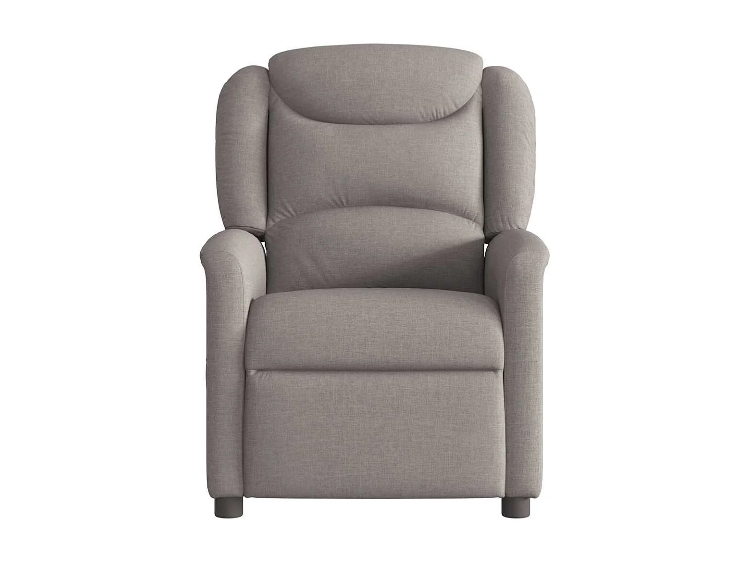 Fauteuil inclinable électrique Taupe Tissu