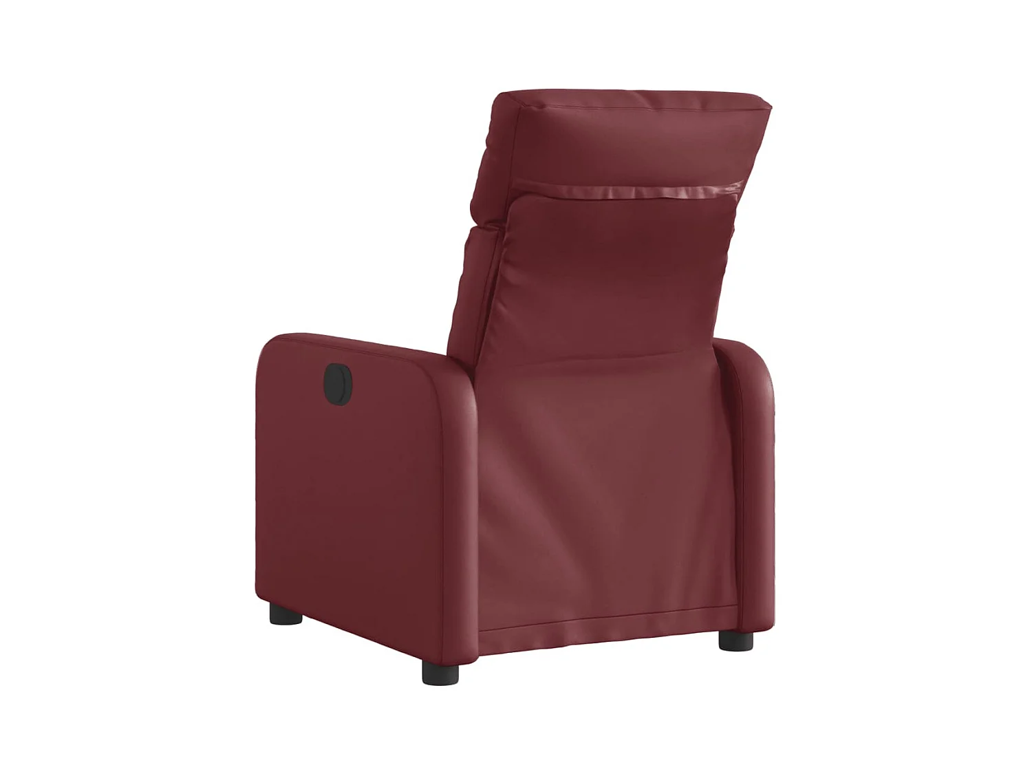 Fauteuil inclinable électrique Rouge bordeaux Similicuir