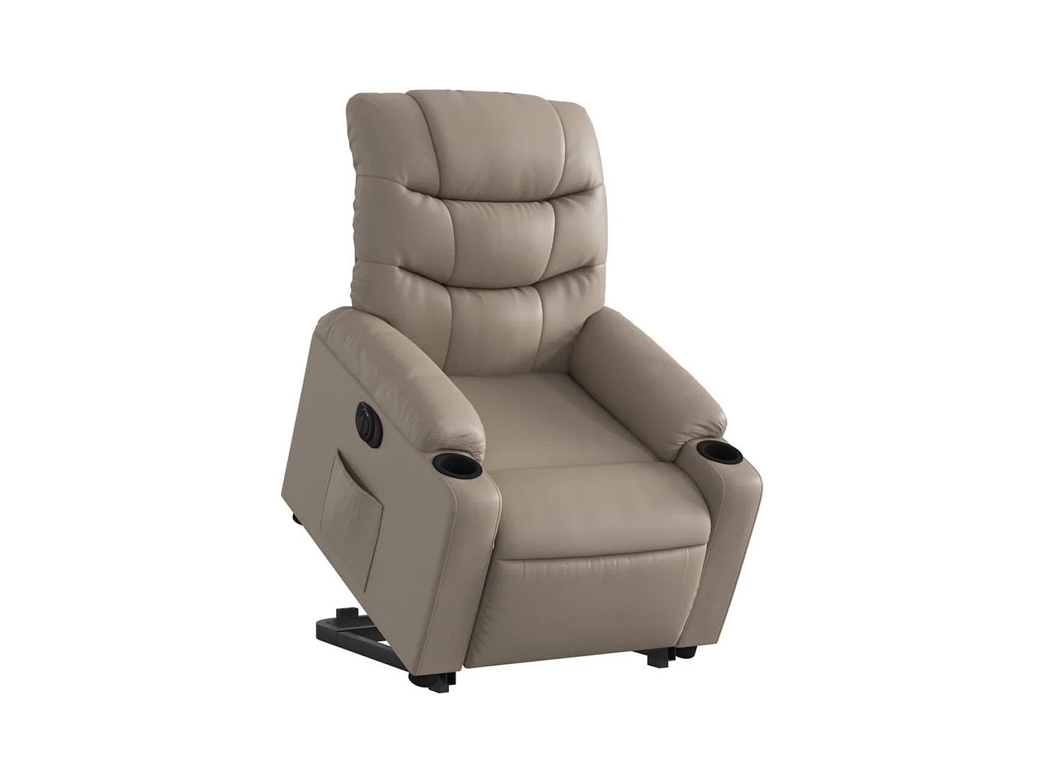 Fauteuil inclinable électrique cappuccino similicuir