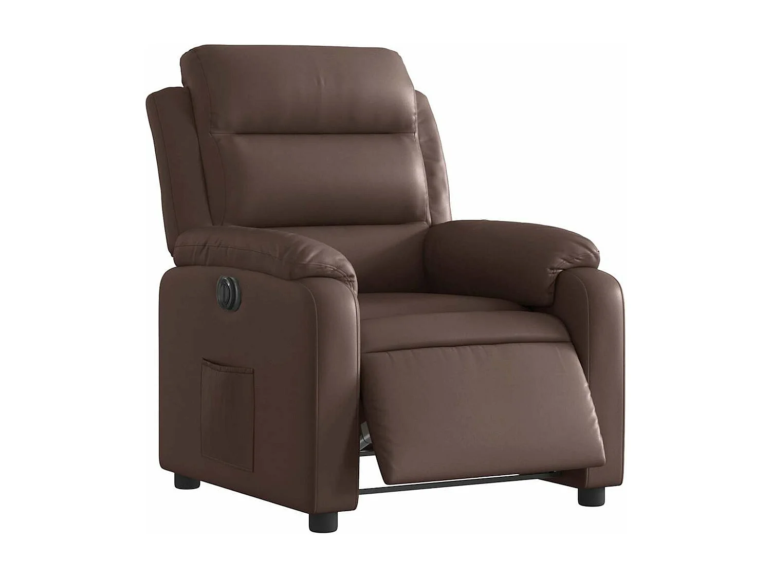Fauteuil inclinable électrique Marron Similicuir