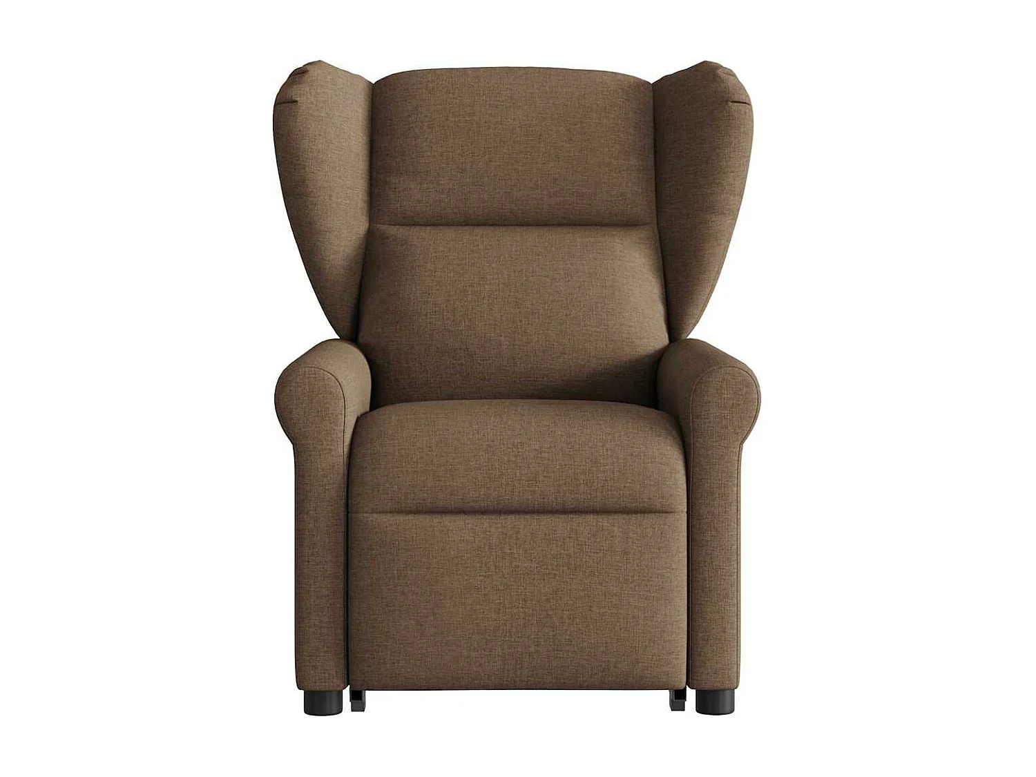 Fauteuil inclinable de massage électrique Marron Tissu