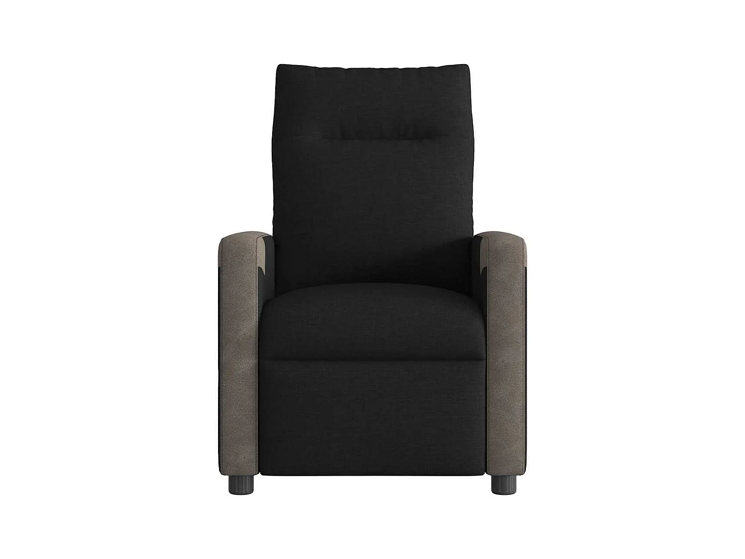 Fauteuil inclinable électrique Noir Tissu