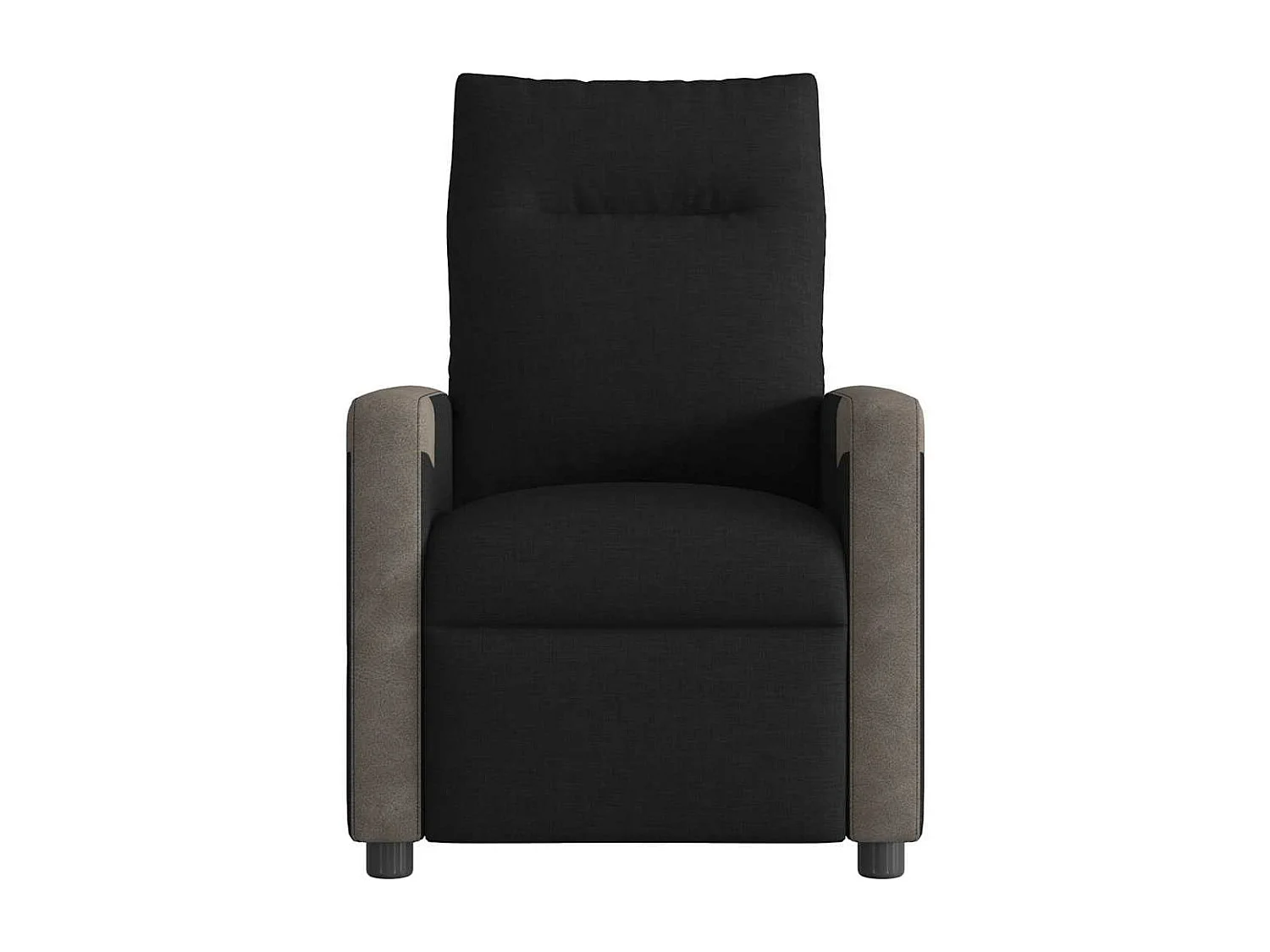 Fauteuil inclinable électrique Noir Tissu