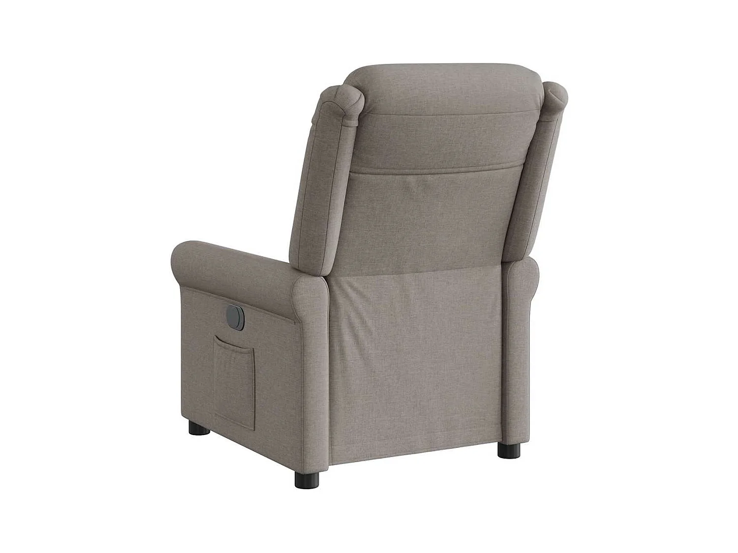 Fauteuil inclinable électrique Taupe Tissu