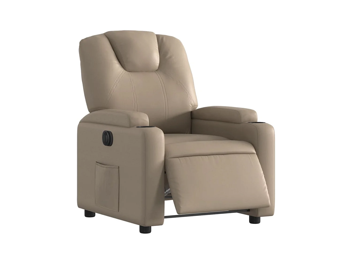 Fauteuil inclinable électrique Cappuccino Similicuir