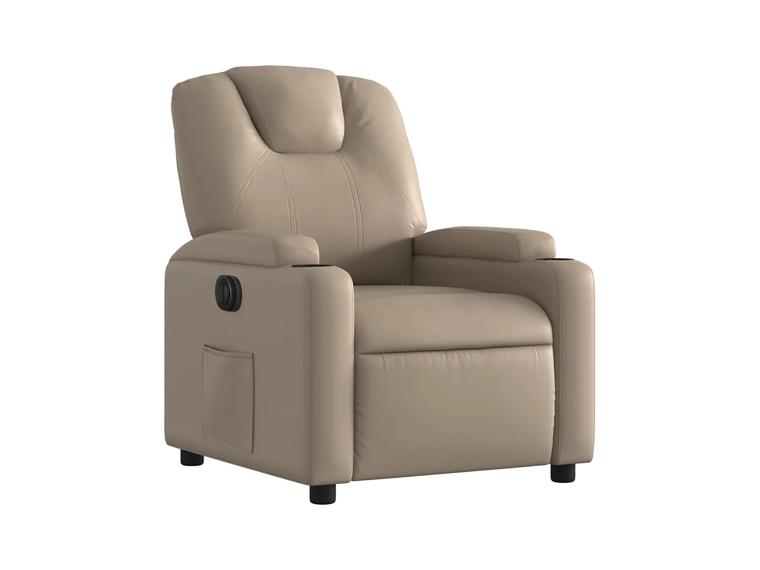 Fauteuil inclinable électrique Cappuccino Similicuir