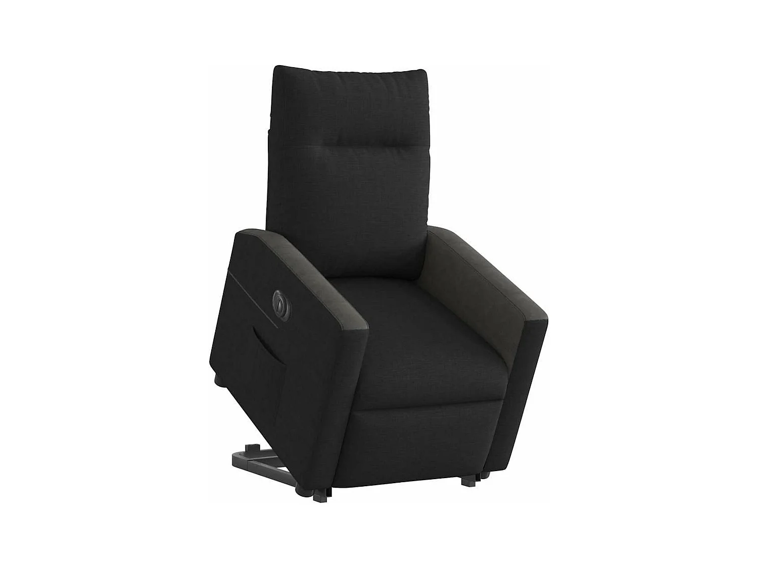 Fauteuil inclinable électrique noir tissu