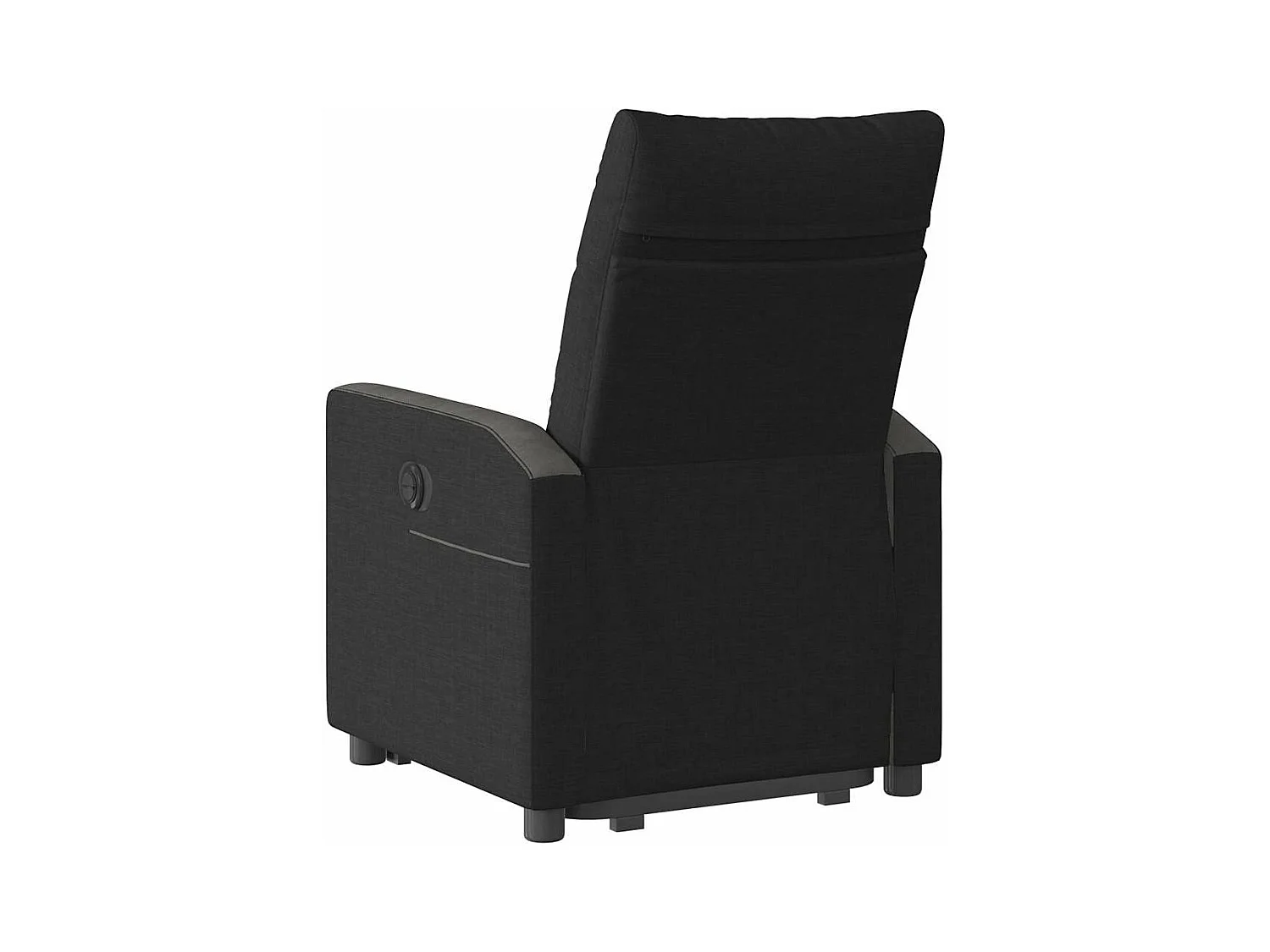 Fauteuil inclinable électrique noir tissu