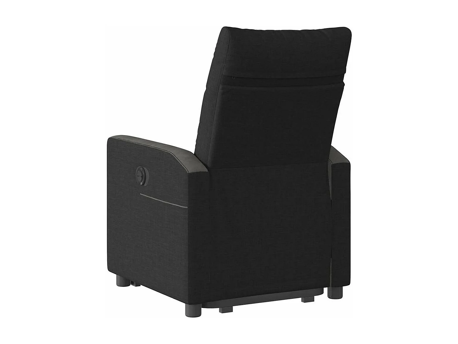Fauteuil inclinable électrique noir tissu