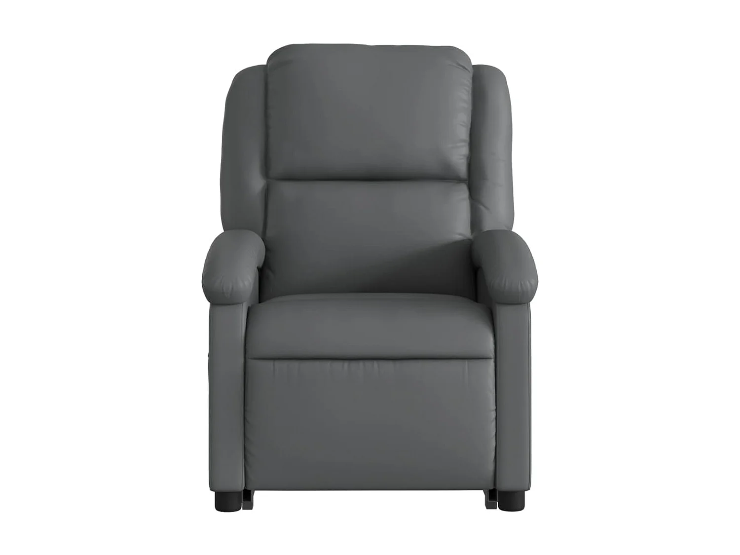 Fauteuil inclinable électrique gris similicuir