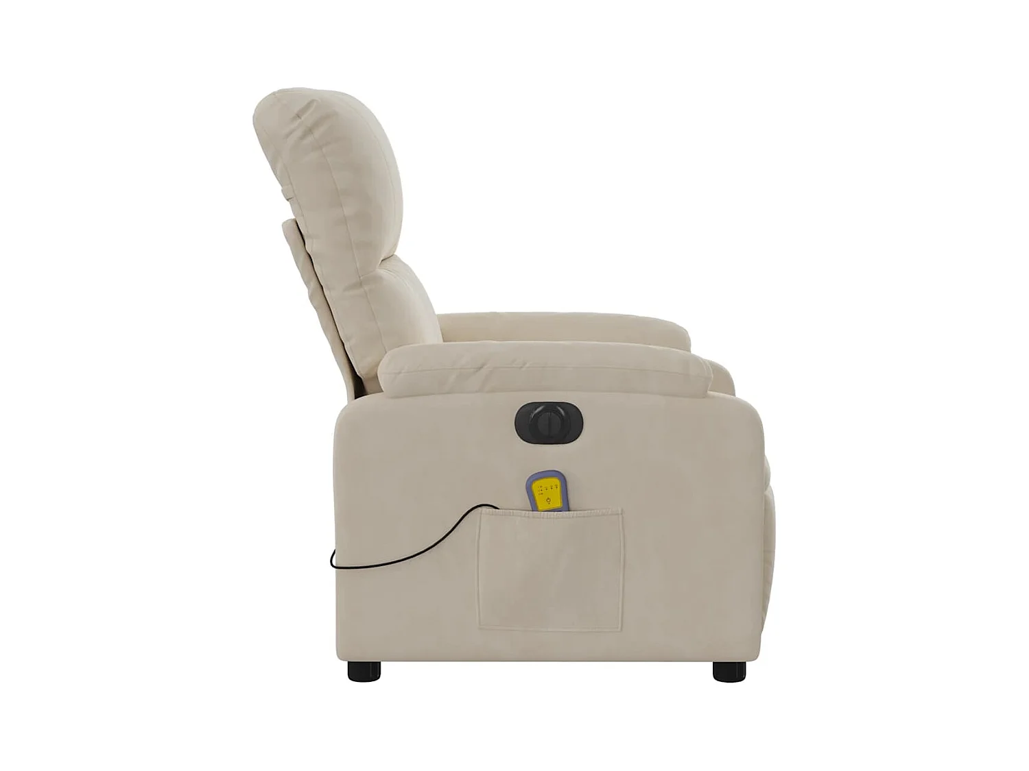 Fauteuil inclinable de massage électrique beige