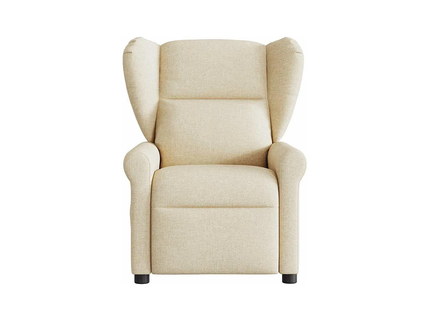 Elektrischer Ruhesessel, cremefarbener Stoff