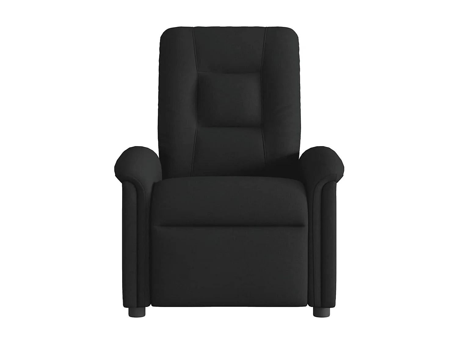 Fauteuil inclinable électrique Noir Tissu