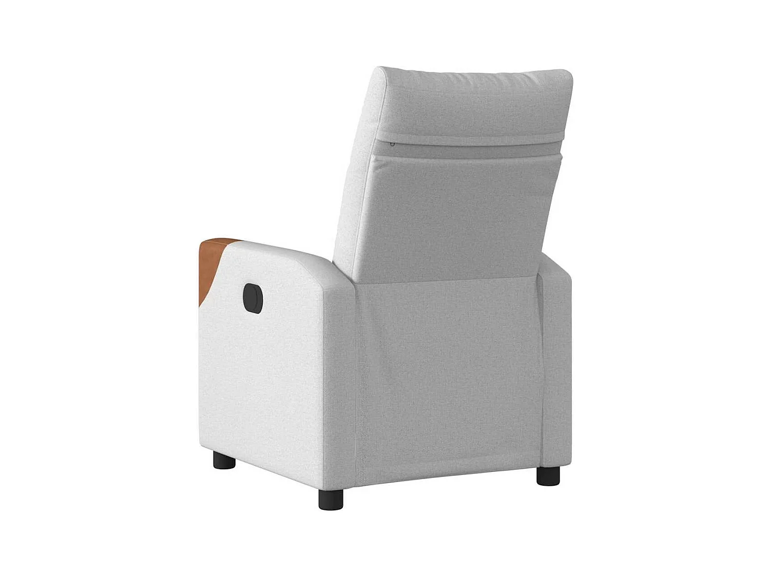 Fauteuil inclinable électrique gris nuage tissu