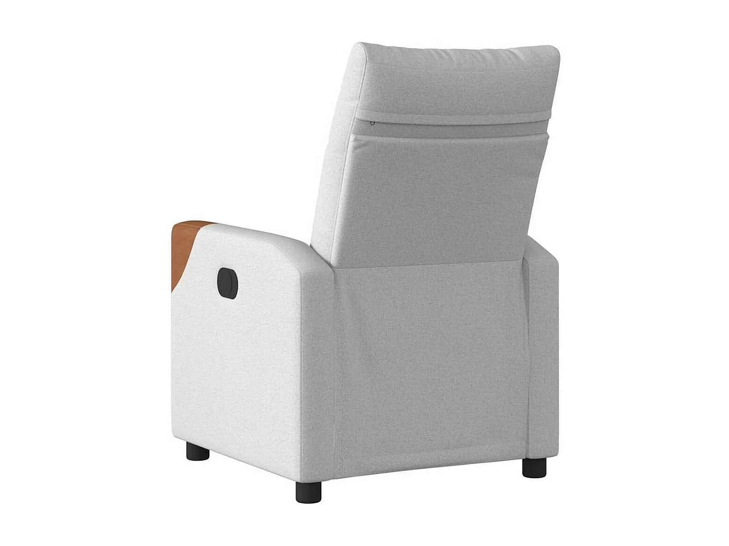 Fauteuil inclinable électrique gris nuage tissu