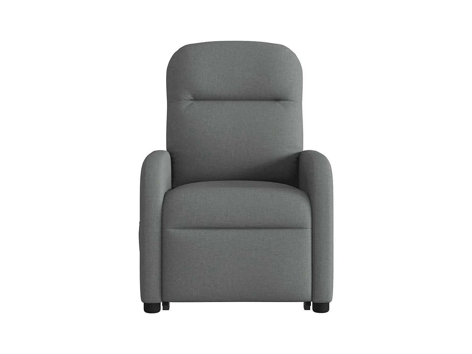 Fauteuil inclinable électrique gris foncé tissu