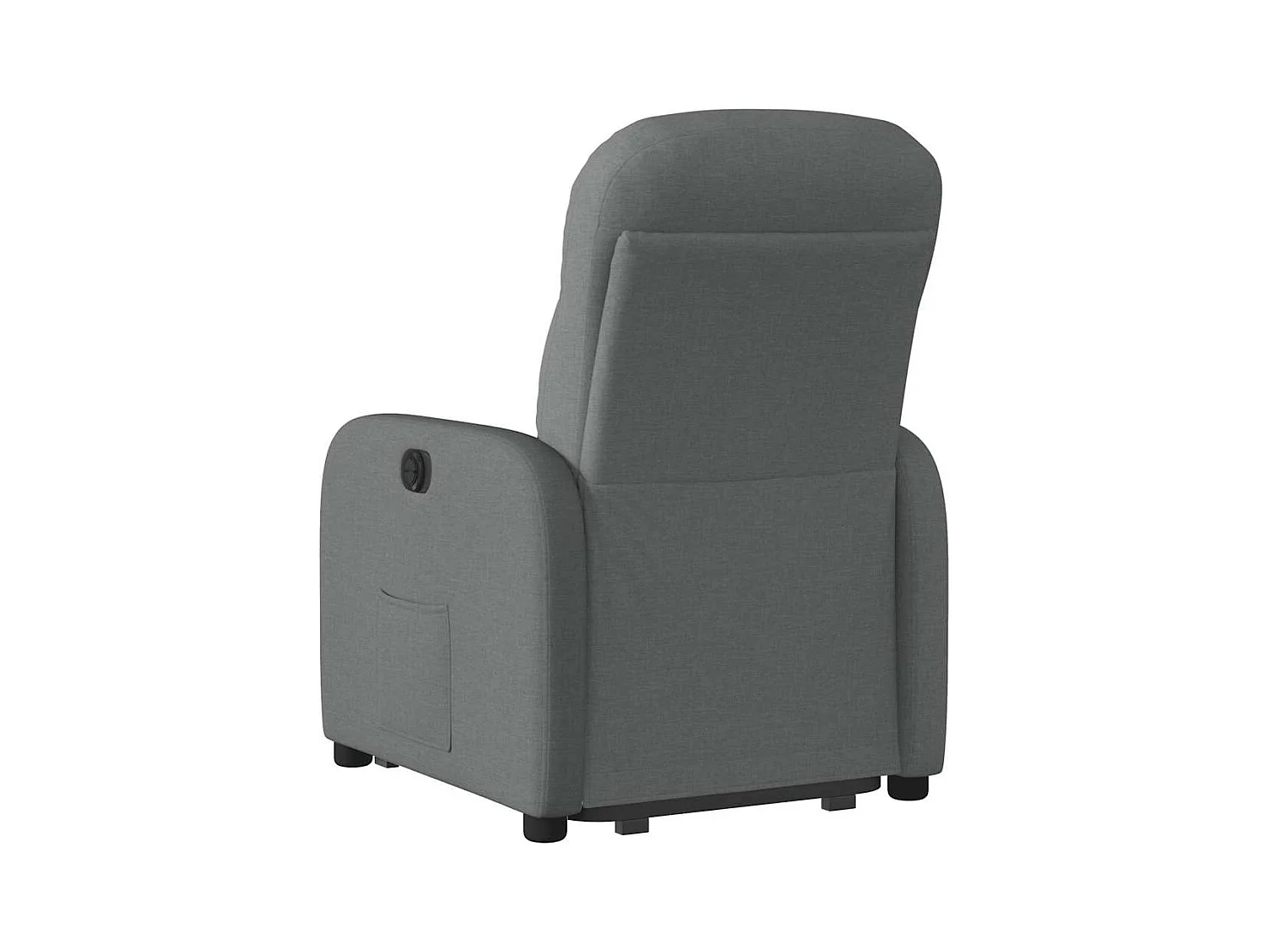Fauteuil inclinable électrique gris foncé tissu