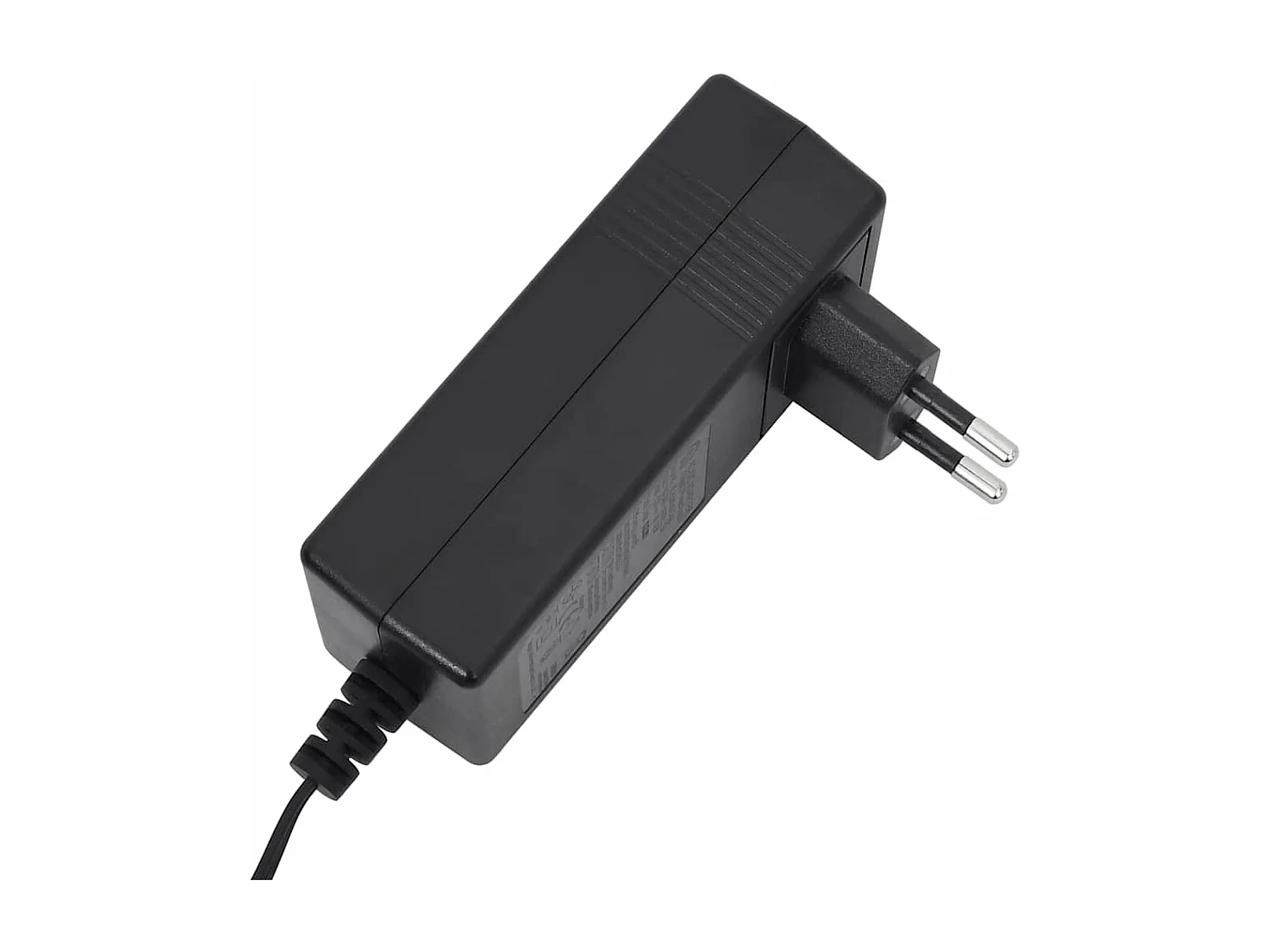 Cadeira reclinável elétrica de tecido cinza escuro