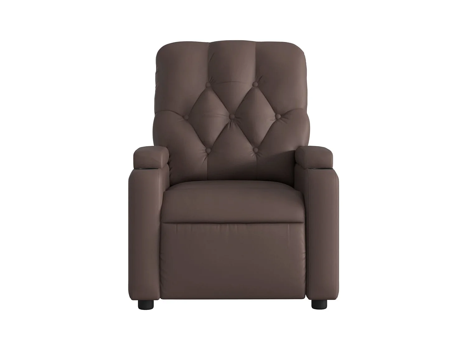 Fauteuil inclinable électrique Marron Similicuir