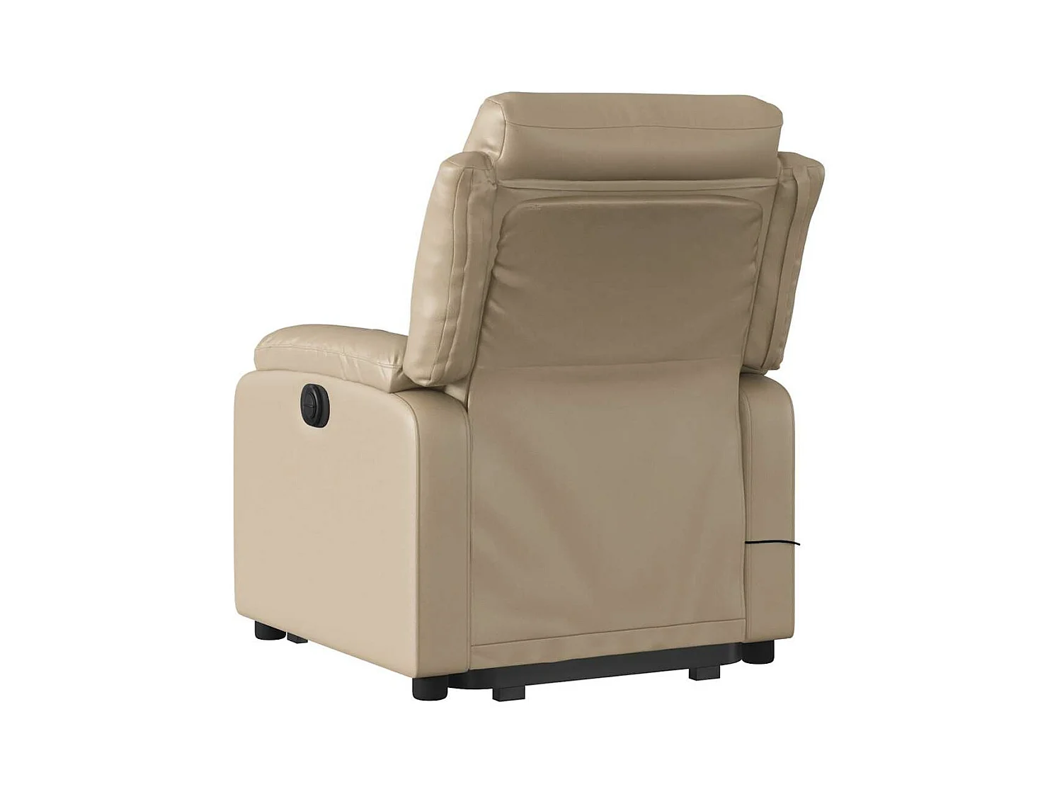 Elektrischer Massagesessel Cappuccino Kunstleder