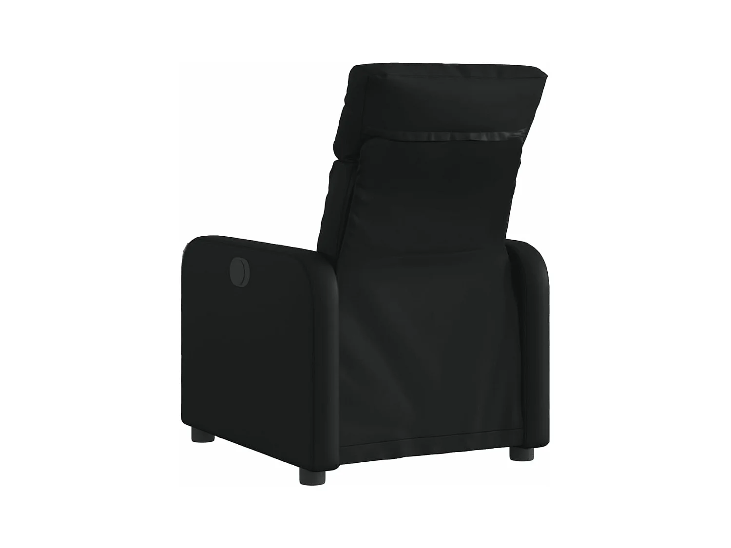 Fauteuil inclinable électrique Noir Similicuir