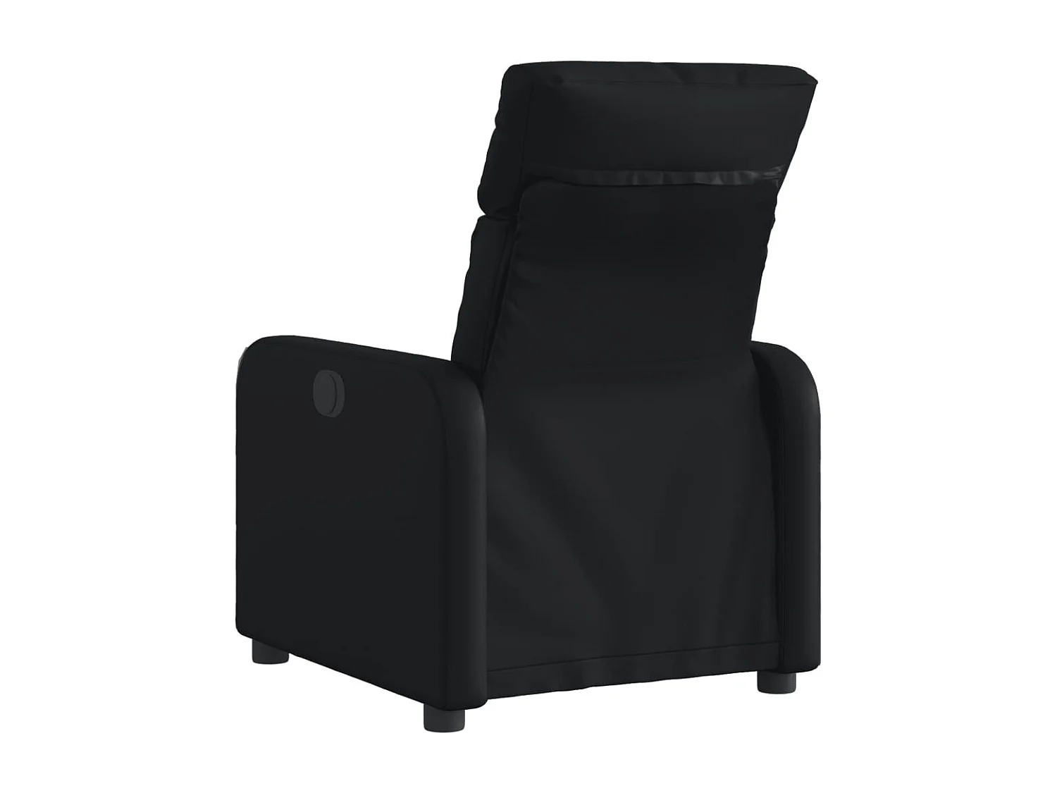 Fauteuil inclinable électrique Noir Similicuir