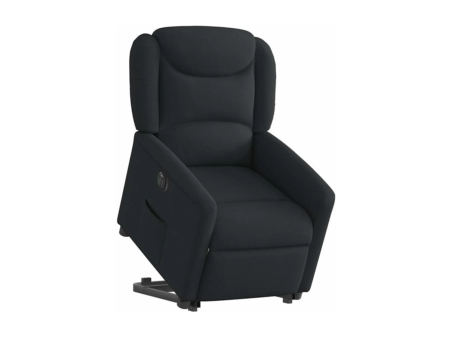 Fauteuil inclinable électrique noir tissu