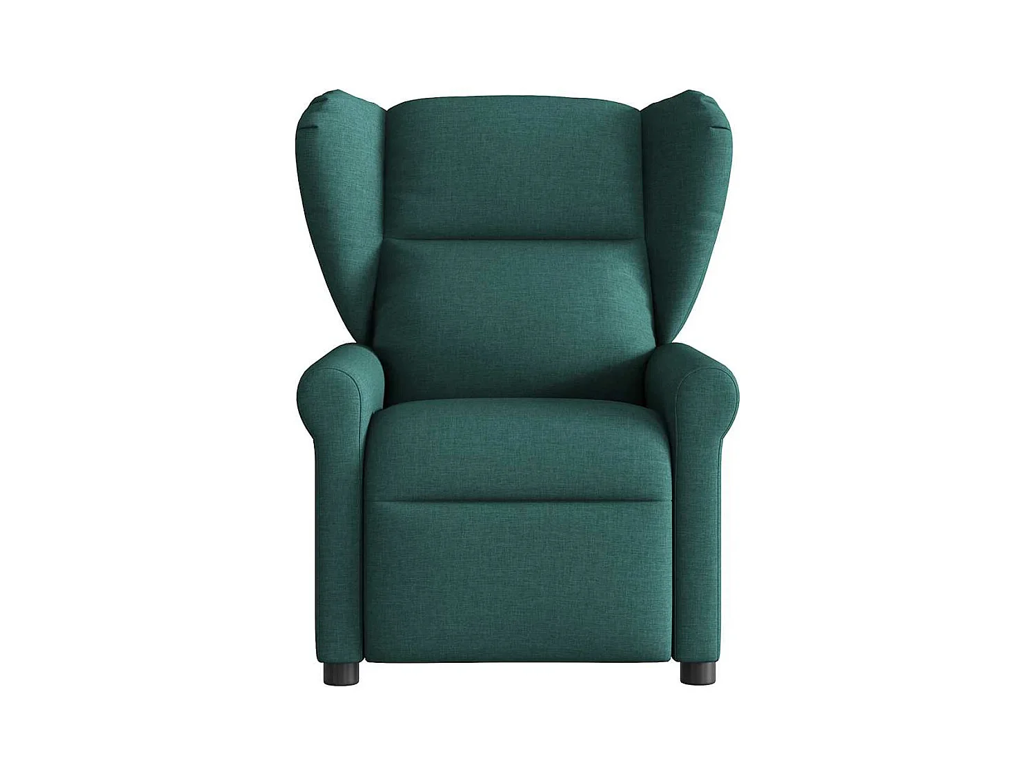 Elektrischer Liegemassagesessel, dunkelgrüner Stoff