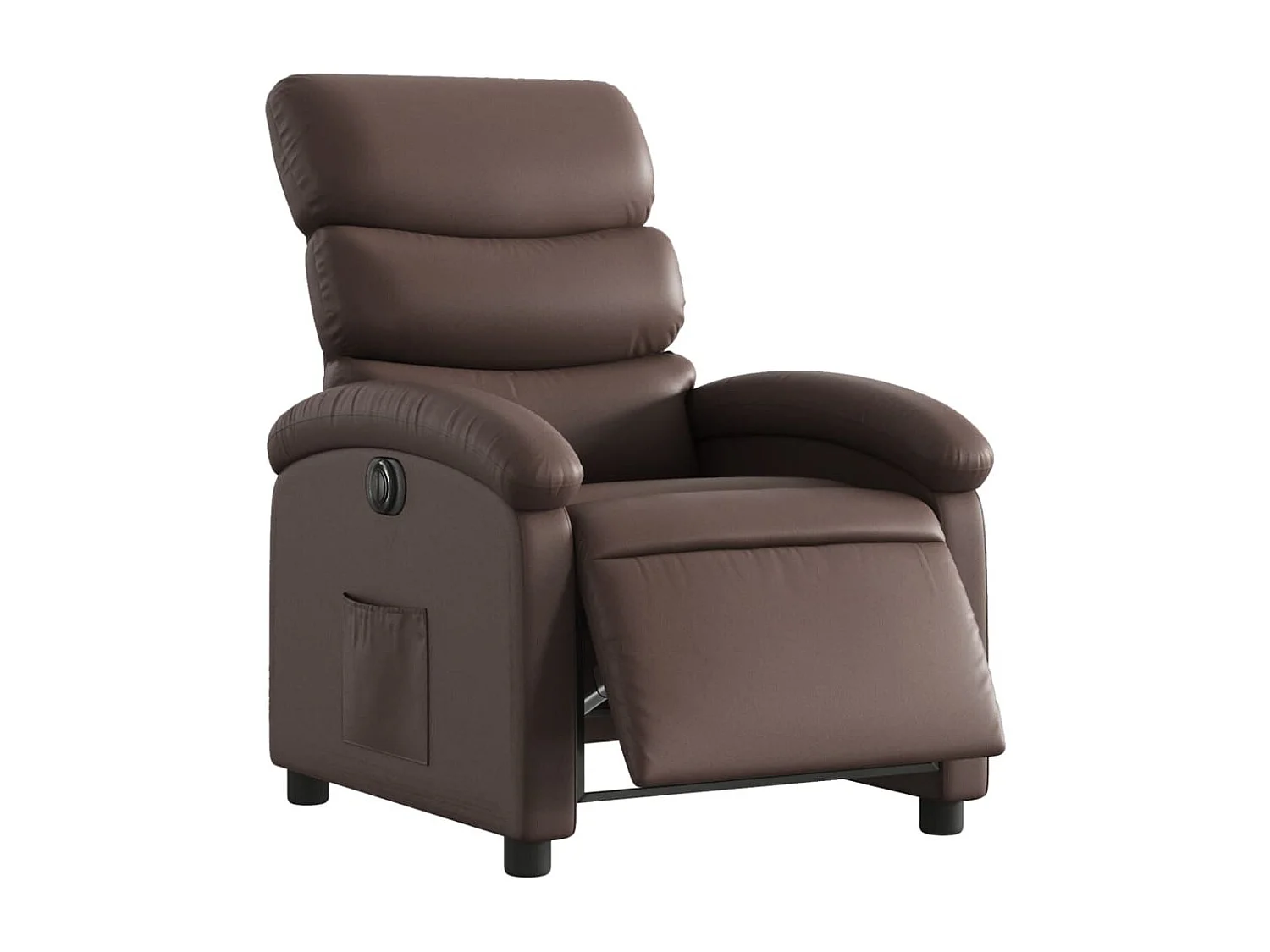 Fauteuil inclinable électrique Marron Similicuir