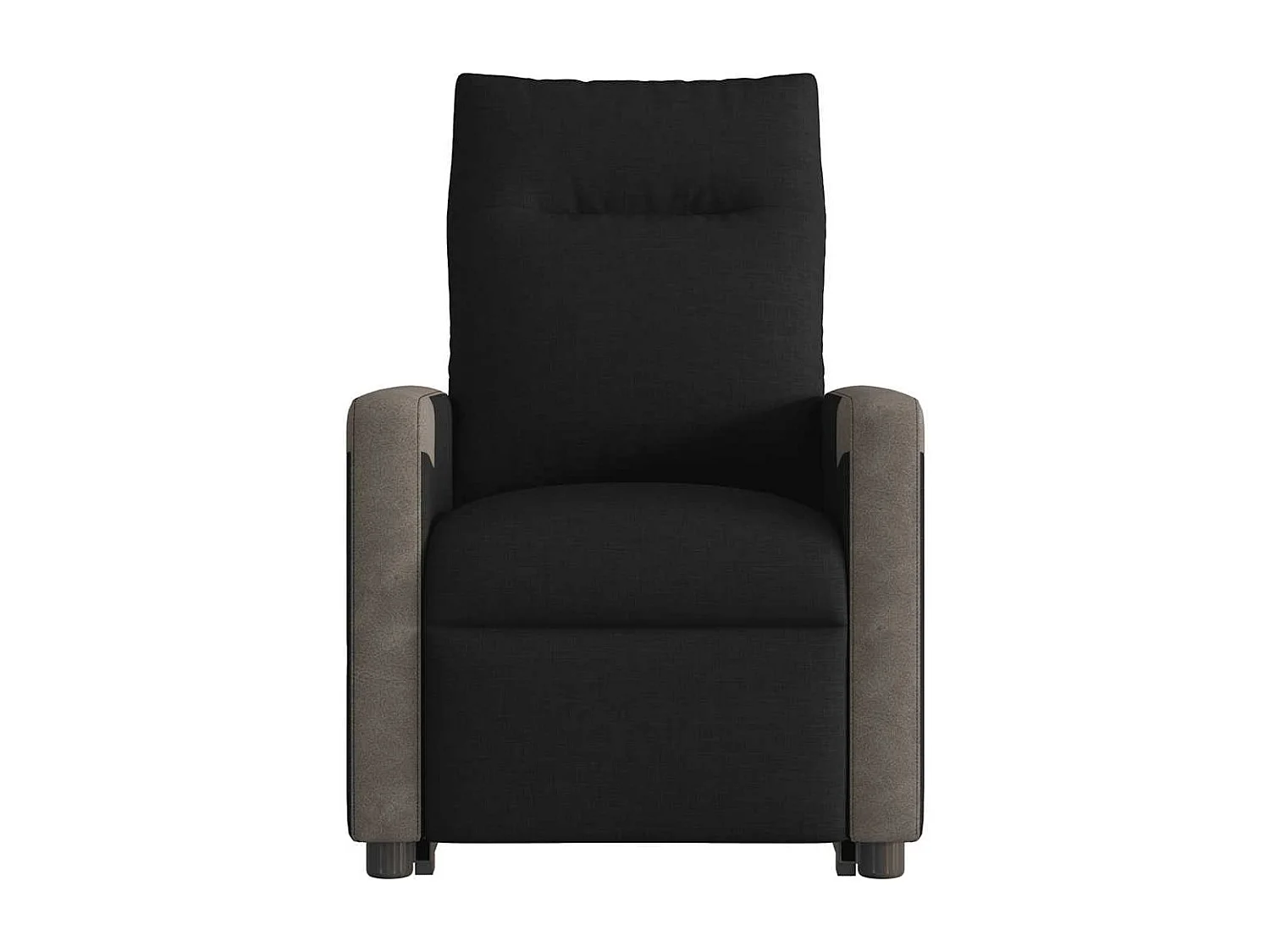 Fauteuil inclinable électrique noir tissu