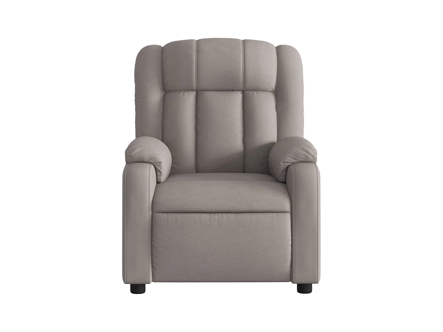 Fauteuil inclinable électrique Taupe Tissu