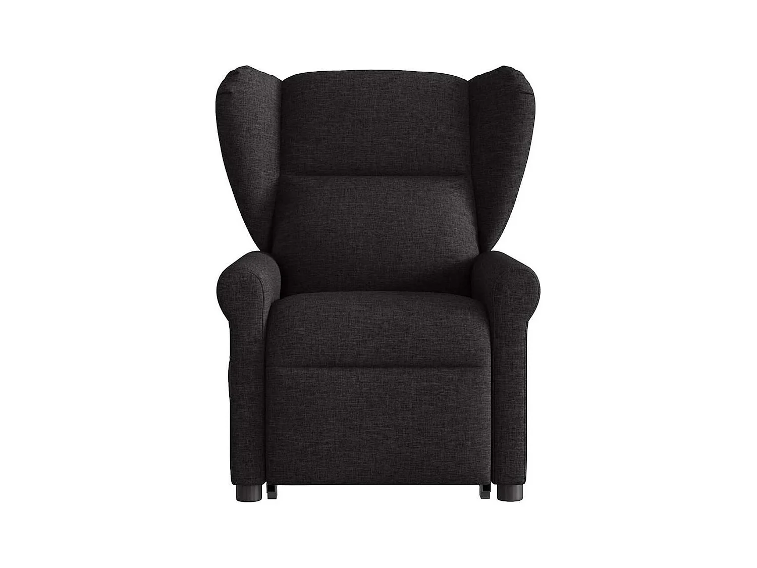 Fauteuil inclinable de massage électrique Noir Tissu