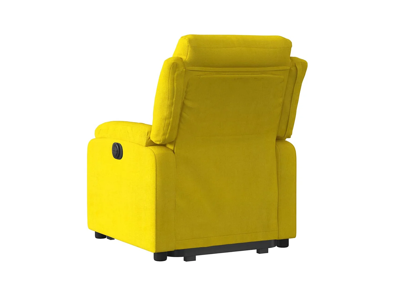 Fauteuil inclinable électrique jaune Velours