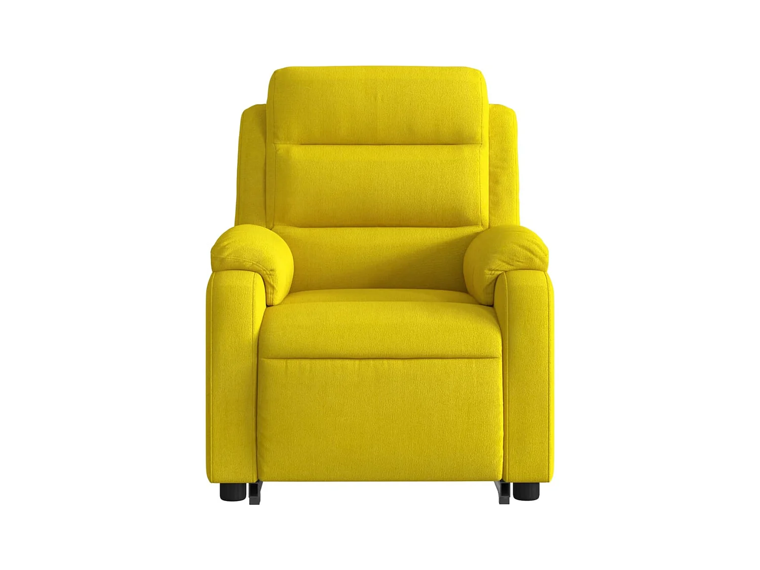 Fauteuil inclinable électrique jaune Velours