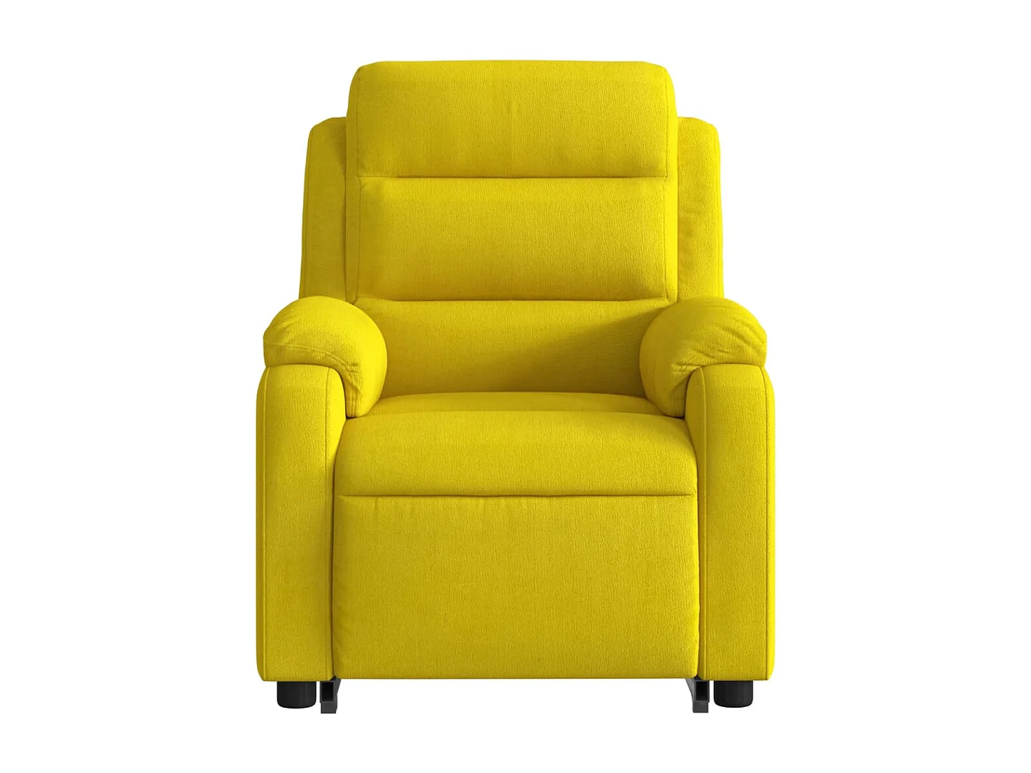 Fauteuil inclinable électrique jaune Velours