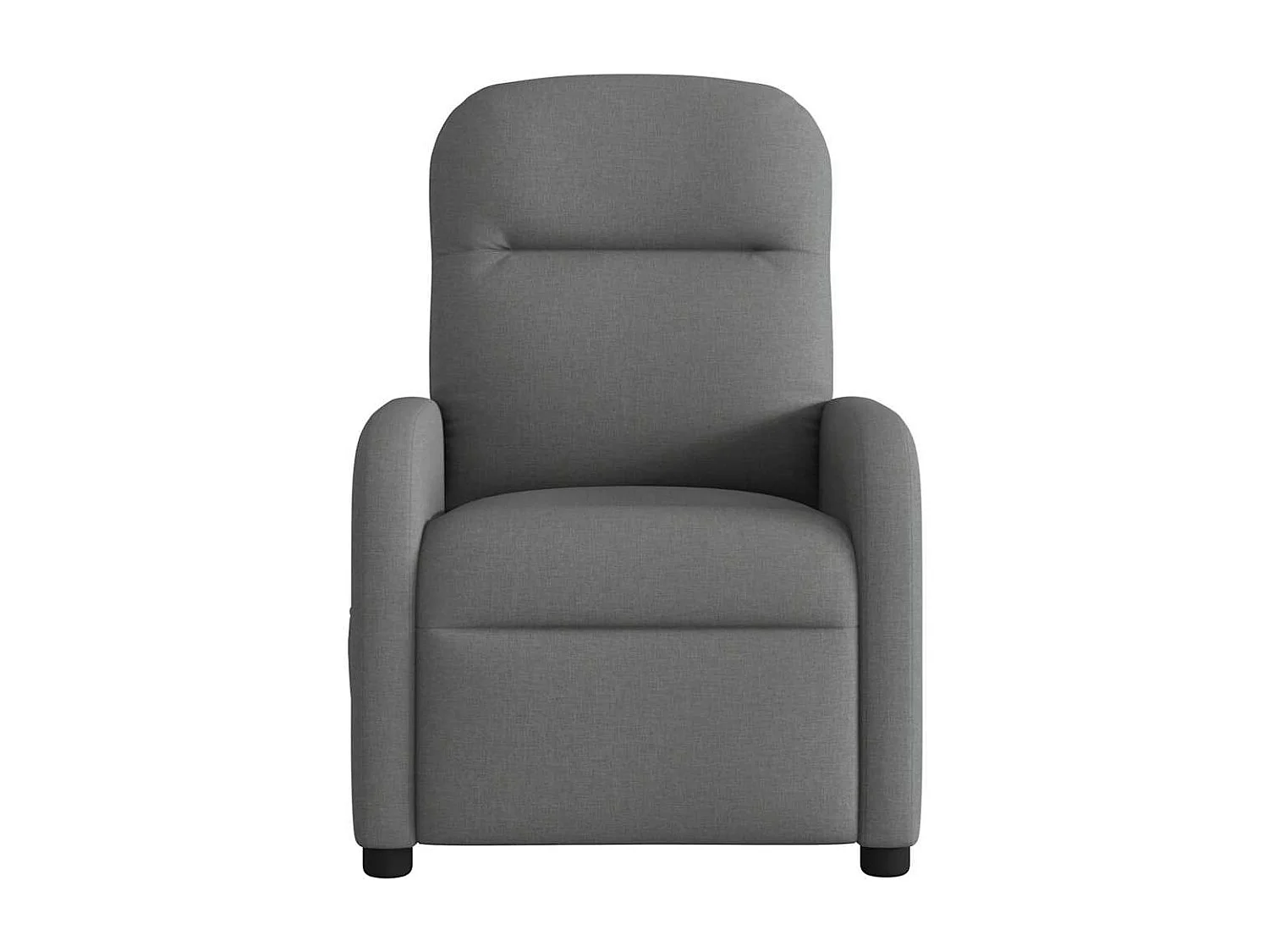 Fauteuil inclinable électrique Gris foncé Tissu