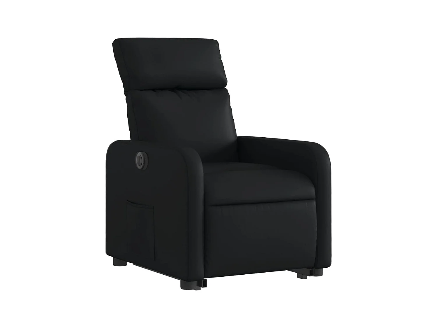 Fauteuil inclinable électrique noir similicuir