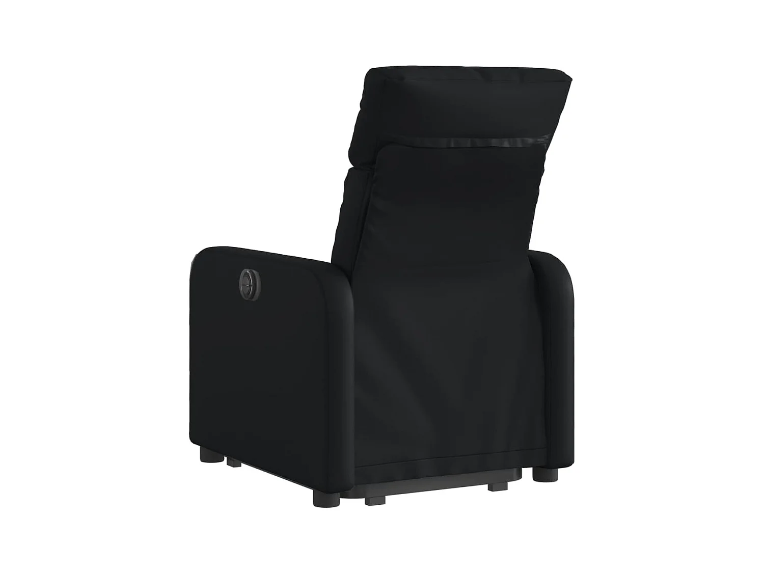 Fauteuil inclinable électrique noir similicuir