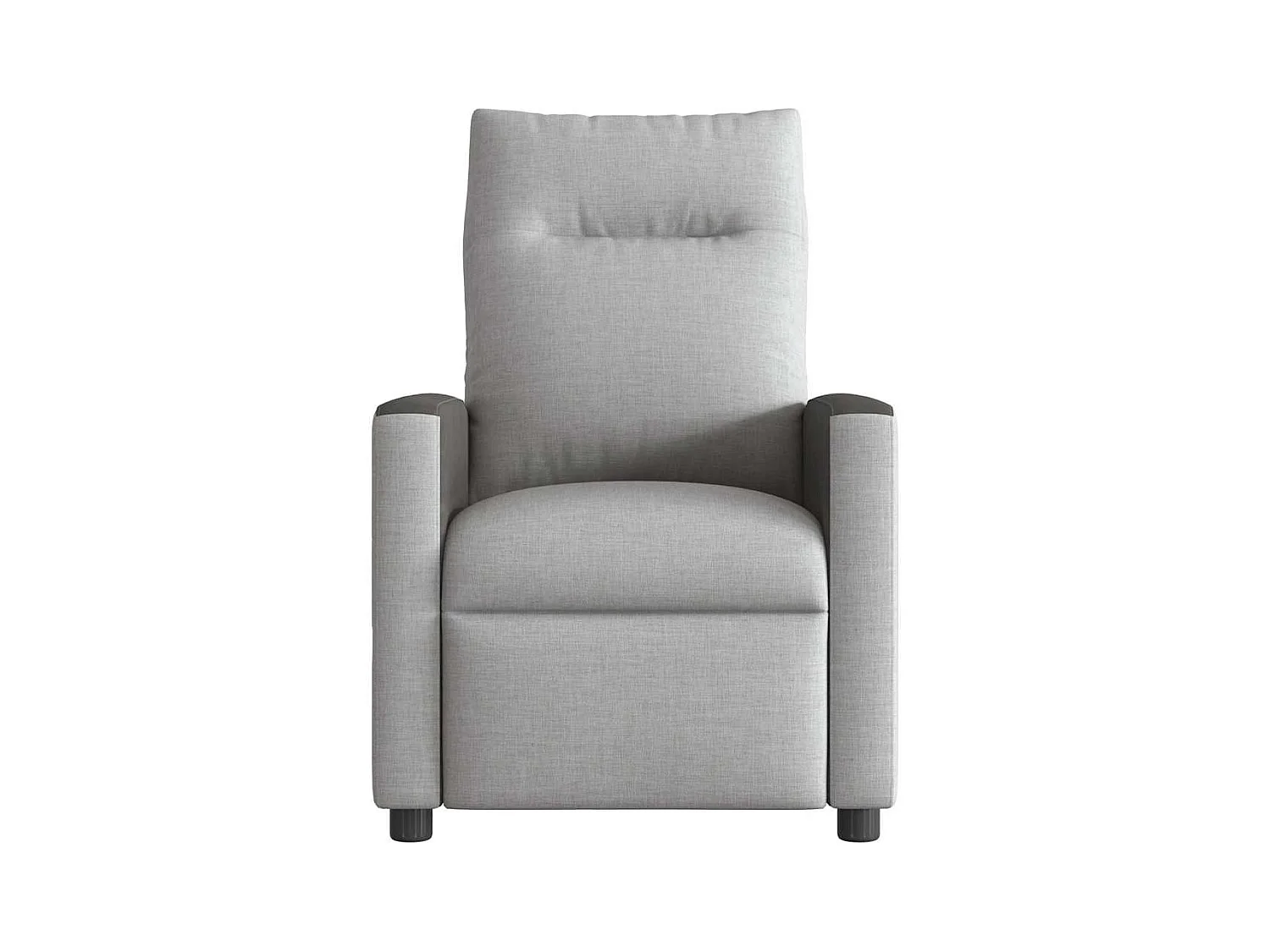Fauteuil inclinable électrique gris nuage tissu