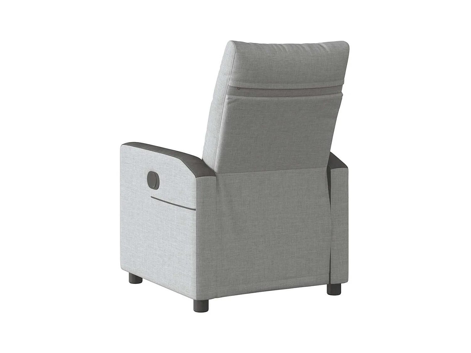 Fauteuil inclinable électrique gris nuage tissu