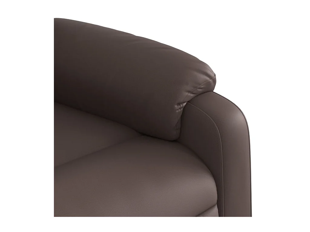 Fauteuil inclinable électrique Marron Similicuir