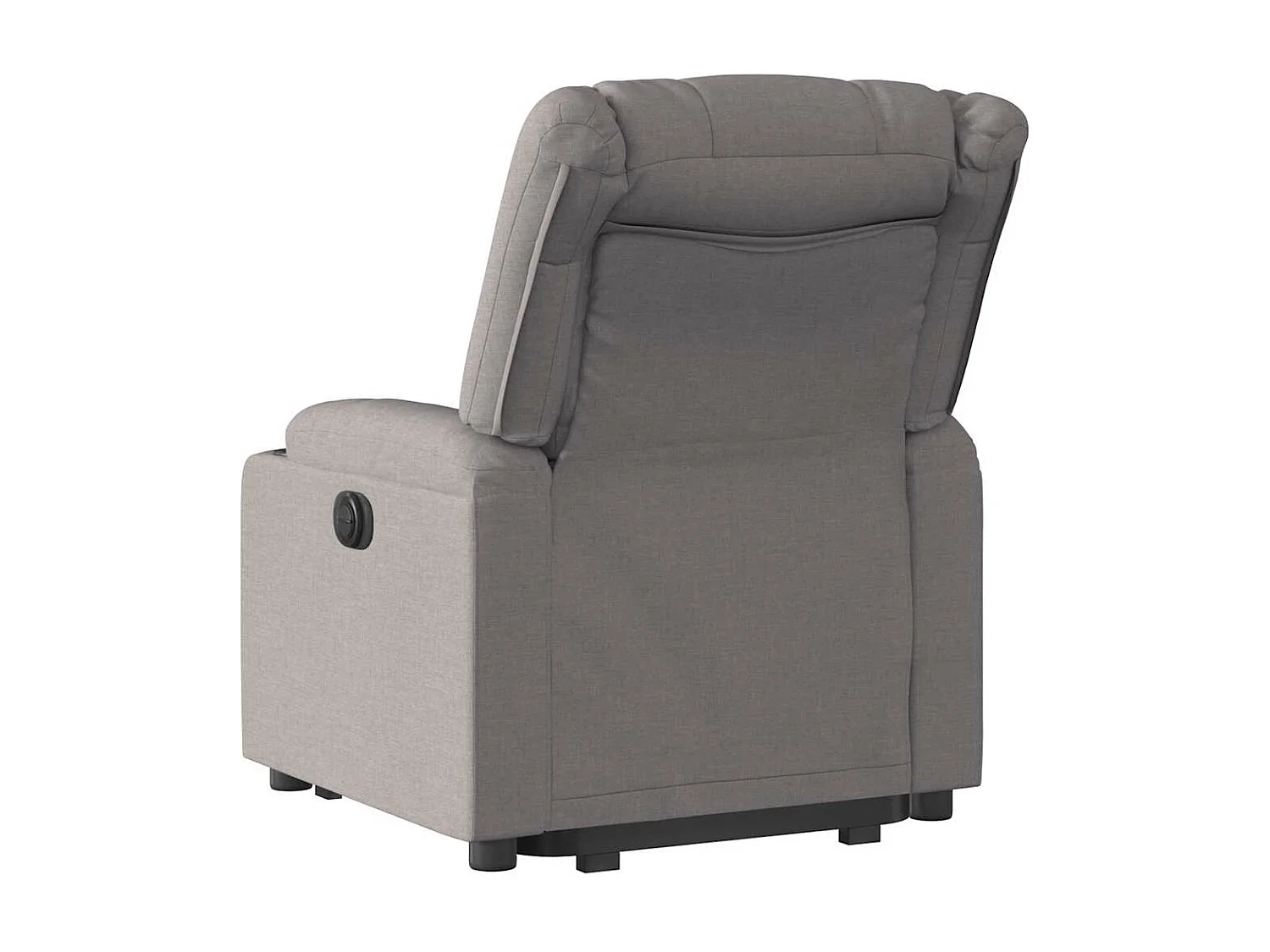 Fauteuil inclinable électrique taupe tissu
